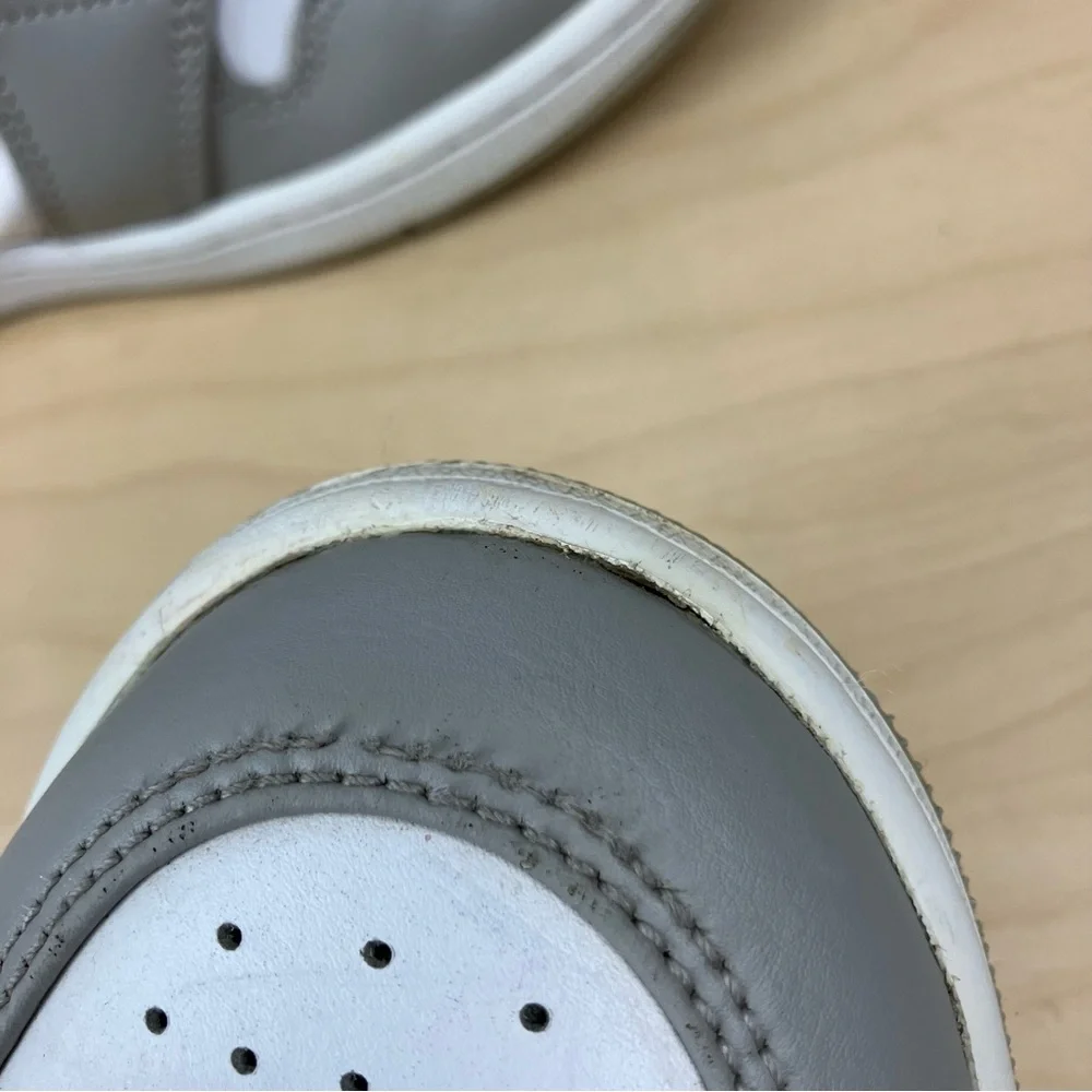 Nike Air Jordan Retro 1 Mid Men’s Size 8.0 College Gray Basketball Shoes Beaters - Picture 14 of 15